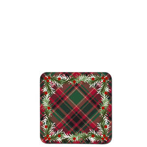 Denby Noel Tartan Set of 6 Coasters